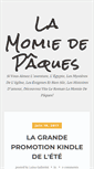 Mobile Screenshot of lamomiedepaques.com